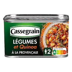 CASSEGRAIN - Légumes Et Quinoa A La Provençale