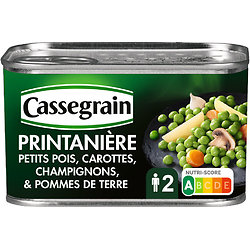 CASSEGRAIN - Printanière Petits Pois, Champignons, Carottes Et Pommes De Terre