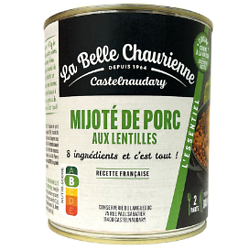 LA BELLE CHAURIENNE - Mijoté De Porc Aux Lentilles