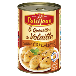 PETITJEAN - 6 Quenelles De Volaille Sauce Forestière