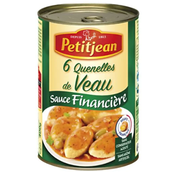 PETITJEAN - 6 Quenelles De Veau Sauce Financière