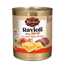 MAISON RIVIÈRE - Ravioli Au Boeuf A La Sauce Tomate Mijotée 