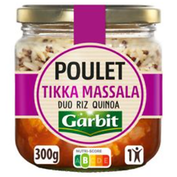 GARBIT - Poulet Tikka Massala Duo Riz Quinoa 
