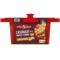 WILLIAM SAURIN - Cassoulet A La Graisse De Canard Haricots Blancs