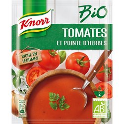 KNORR - Soupe Bio Tomates Et Pointe D'Herbes