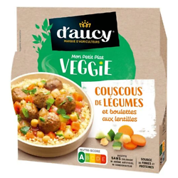 DAUCY - Veggie Couscous De Légumes Et Boulette Aux Lentilles