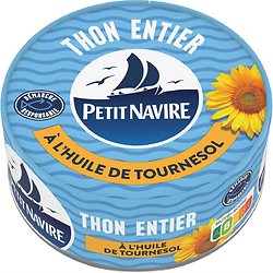 PETIT NAVIRE - Thon Entier A L'Huile De Tournesol 