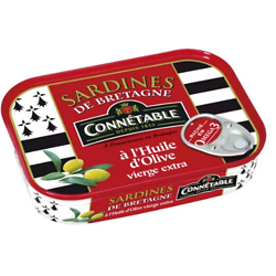 CONNETABLE - Sardines De Bretagne A L'Huile D'Olive Vierge Extra