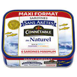 CONNETABLE - Sardines Sans Arêtes Au Naturel