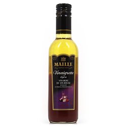MAILLE - Vinaigrette Légère Vinaigre De Vin Rouge Échalote Et Pointe D'Oignon Rouge