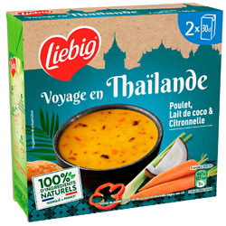 LIEBIG - Voyage En Thaïlande - Poulet, Lait De Coco Et Citronnelle