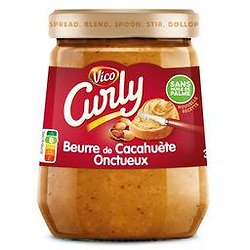 VICO - Curly Pâte A Tartiner Onctueuse A La Cacahuète