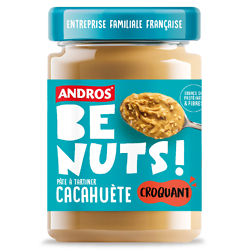 ANDROS - Be Nuts Pâte A Tartiner Cacahuète Croquant