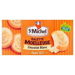 ST MICHEL - Galette Moelleuse Chocolat Blanc