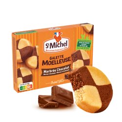 ST MICHEL - Galette Moelleuse Marbrée Chocolat