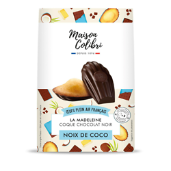 MAISON COLIBRI - La Madeleine Coco Et Coque De Chocolat Noir
