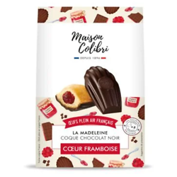 MAISON COLIBRI - La Madeleine Coeur Framboise Et Coque De Chocolat Noir