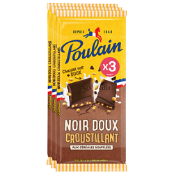 POULAIN - Chocolat Noir Doux Et Croustillant 