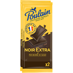 POULAIN - Chocolat Noir Extra Façon Brownie Et Eclats De Noisettes