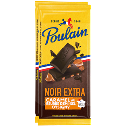 POULAIN - Chocolat Noir Extra Caramel Au Beurre Demi-Sel D'Isigny