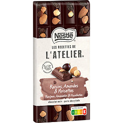 NESTLE - Chocolat Noir Raisins, Amandes & Noisettes 