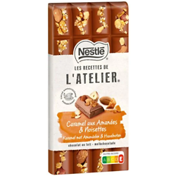 NESTLE - Chocolat Au Lait Caramel Aux Amandes Et Noisettes