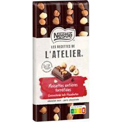 NESTLE - Chocolat Noir Noisettes Entières Torréfiées