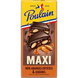 POULAIN - Chocolat Noir Maxi Amandes Entières Et Caramel