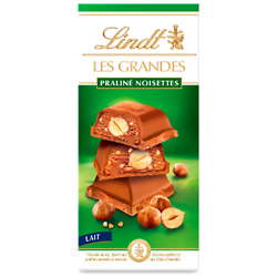 LINDT - Chocolat Au Lait Praliné Noisettes