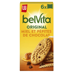 LU - Belvita Original Miel Et Pépites De Chocolat