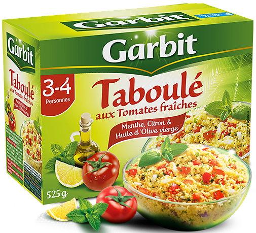 GARBIT - Taboulé aux Tomates Fraiches - Disponible à partir du 25/08