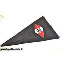 Fanion HJ Hitlerjugend - symbole rune Q 