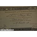 Reçu de versement d'or pour la Défense Nationale - 1918 Brienne-Le-Chateau (Aube)