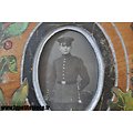 Cadre porte photo patriotique Allemand Première Guerre Mondiale.