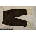 Repro pantalon culotte de velours Ersatz - France WW1 WW2. Taille 43