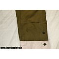 Repro pantalon culotte kaki toile sergé - France WW2 - taille 38 - officier / sous-officier