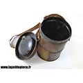 Boitier masque à gaz Allemand 1915 reconditionné / camouflé - Gummimaske 