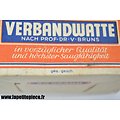 Boite de coton Allemande années 1930 - 1940. Verbandwatte 