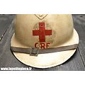 Casque Français modèle 1926 reconditionné Croix de Rouge CRF taille C
