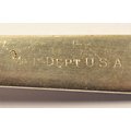 Fourchette MEDICAL DEPARTMENT USA MED DEPT USA. Américain Première ou Deuxieme Guerre Mondiale. US WW1 / WW2