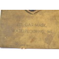 Necessaire d'étanchéification pour masque à gaz US WW2