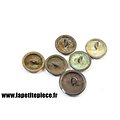 Lot boutons allemand Première Guerre Mondiale lisse