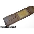 Porte-feuilles / document cuir, idéal reconstitution WW2