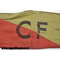 Brassard CF SNCF, Controleur Férovière, garde voies, occupation Allemande WW2