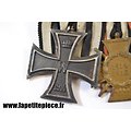Barrette de médailles / Ordensspange Eisernes Kreuz 2. Klasse 1914 et Ehrenkreuz für Frontkämpfer