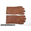 Paire de gants en cuir style Armée Française