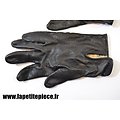 Paire de gants cuir noir