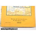 Carte Michelin Hollande 1940