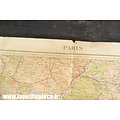 Carte secteur PARIS nord-est - Epoque Première Guerre Mondiale