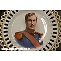 Assiette décorative Albert 1er, Roi des Belges - Première Guerre Mondiale